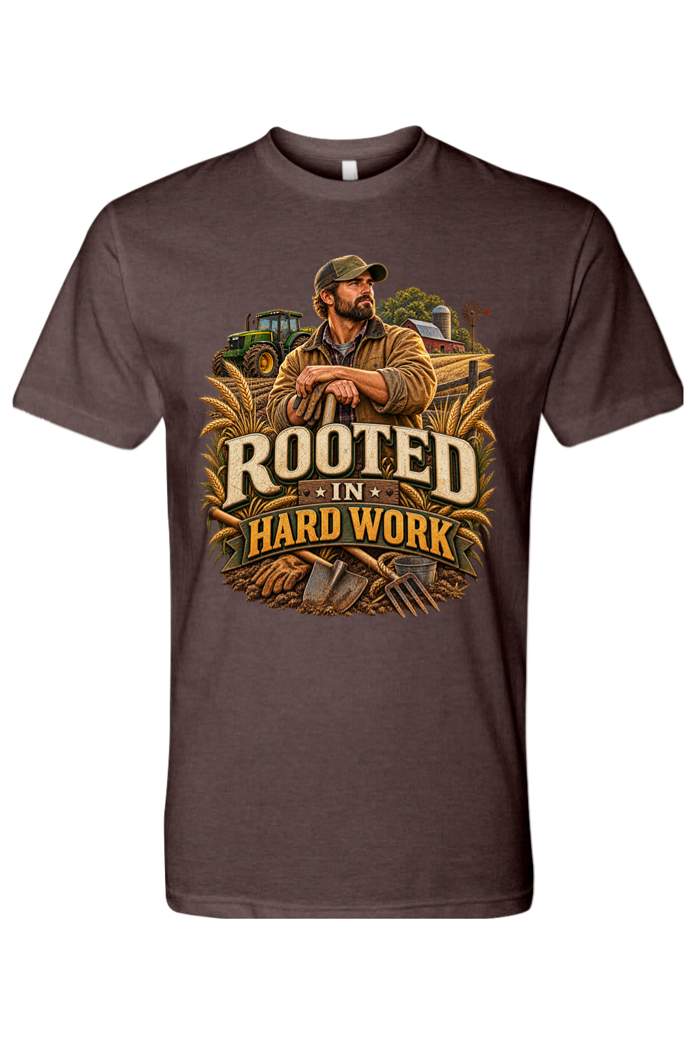 ROOTED IN HARD WORK - T-Shirt 5