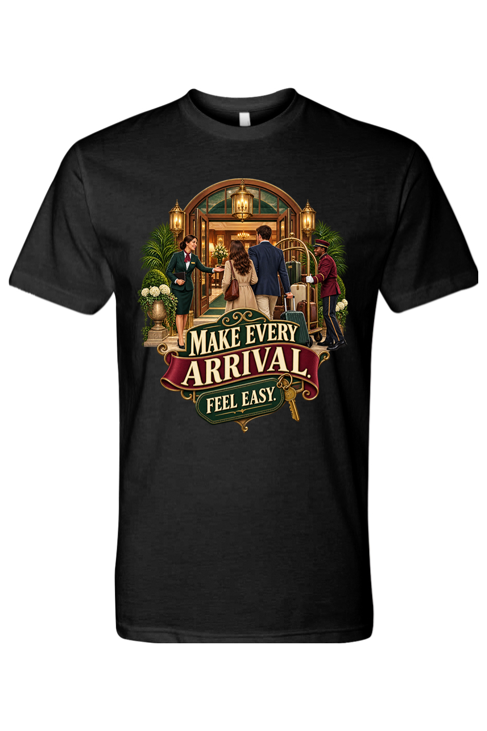 MAKE EVERY ARRIVAL FEEL EASY - T-Shirt 2