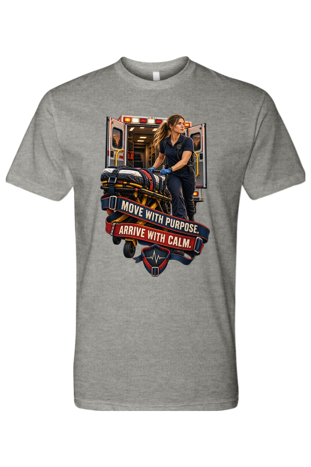 MOVE WITH PURPOSE - ARRIVE WITH CALM - T-Shirt 3