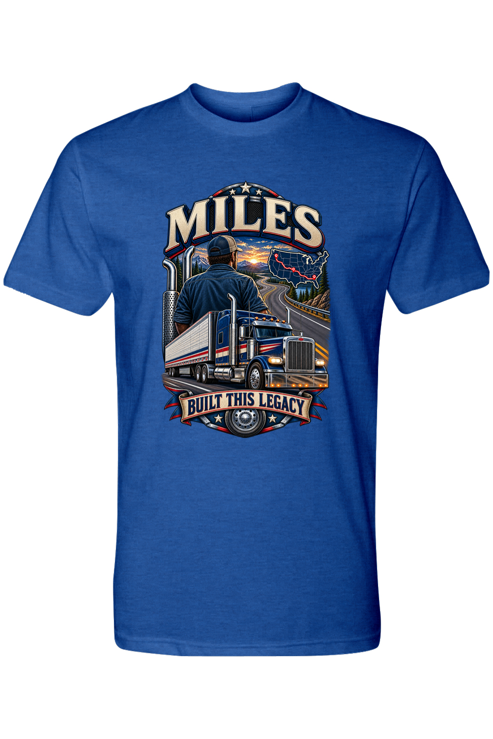 MILES BUILT THIS LEGACY - T-Shirt 8