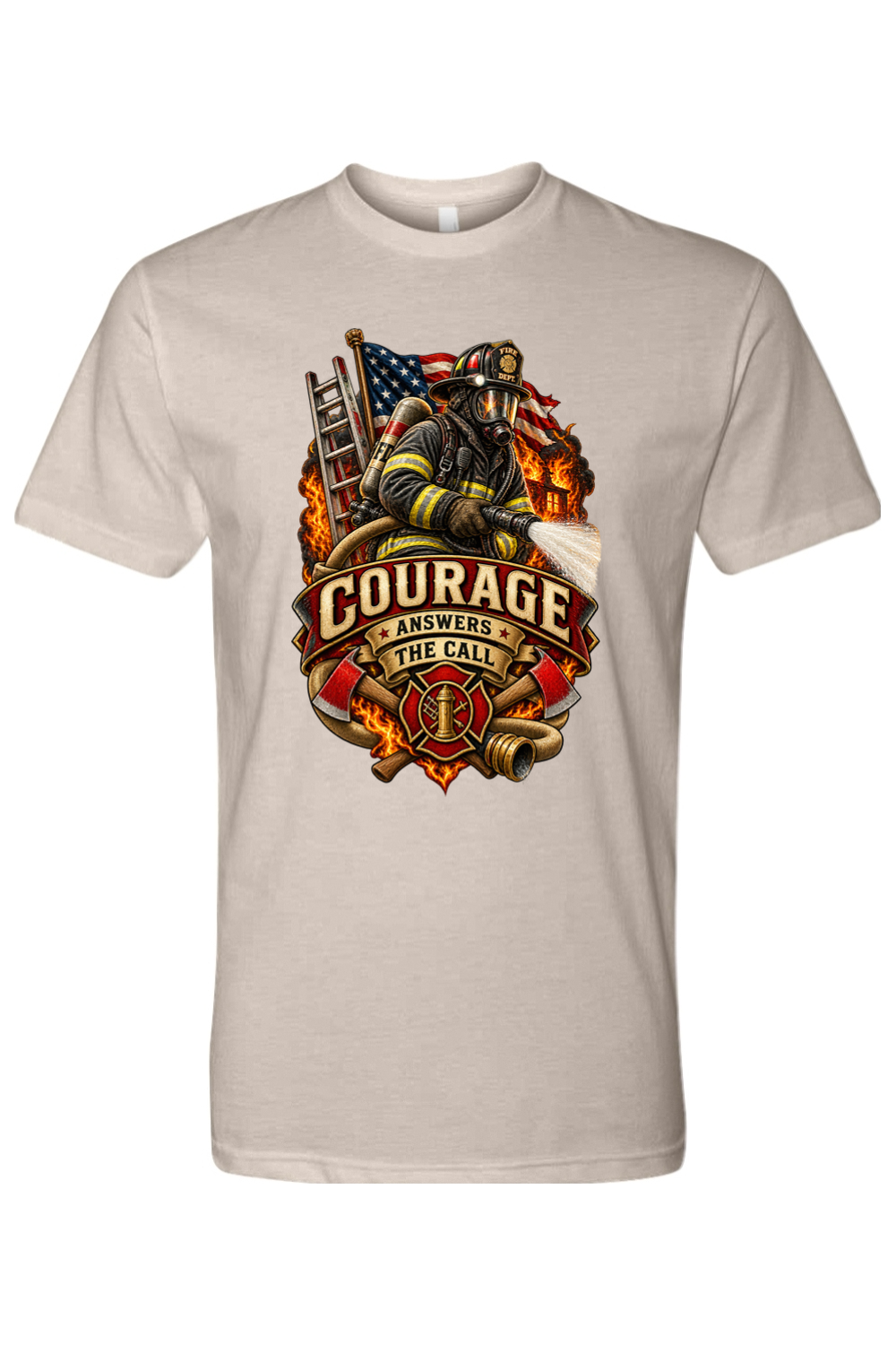 COURAGE ANSWERS THE CALL - T-Shirt 7