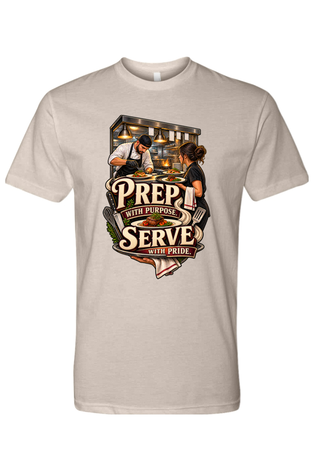 PREP WITH PURPOSE. SERVE WITH PRIDE - T-Shirt 6
