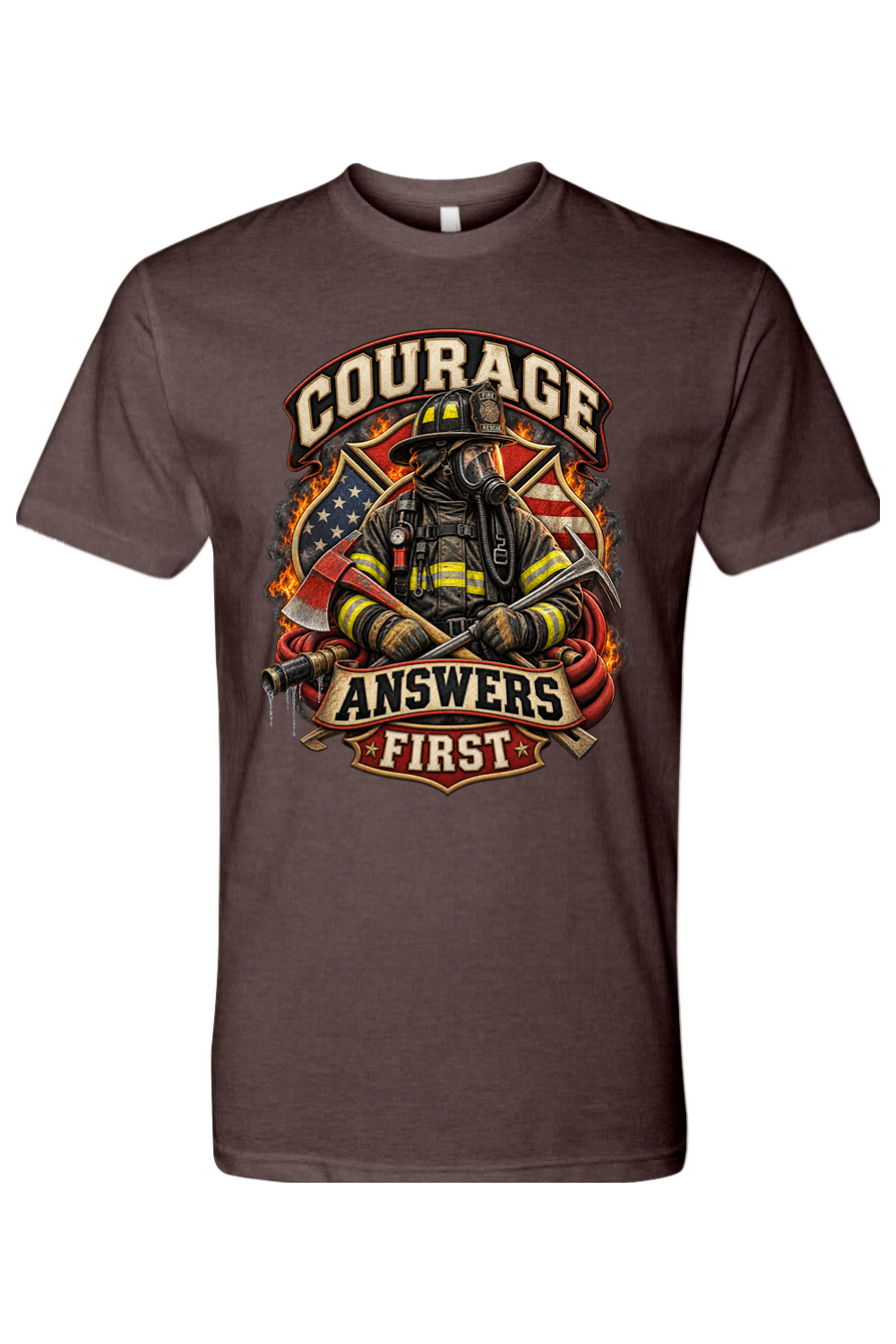 COURAGE ANSWERS FIRST - T-Shirt 5