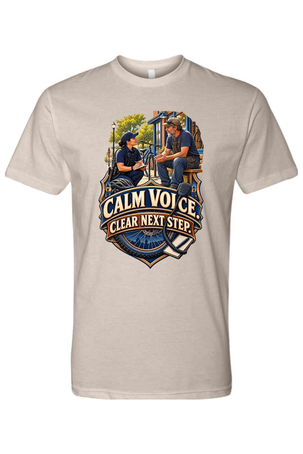 CALM VOICE. CLEAR NEXT STEP. - T-Shirt 5