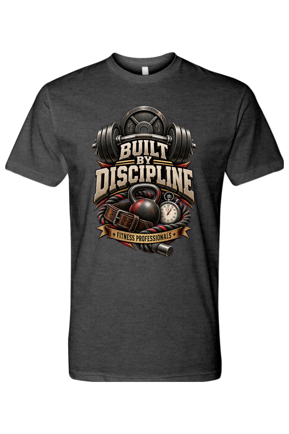 BUILT BY DISCIPLINE - T-Shirt 3