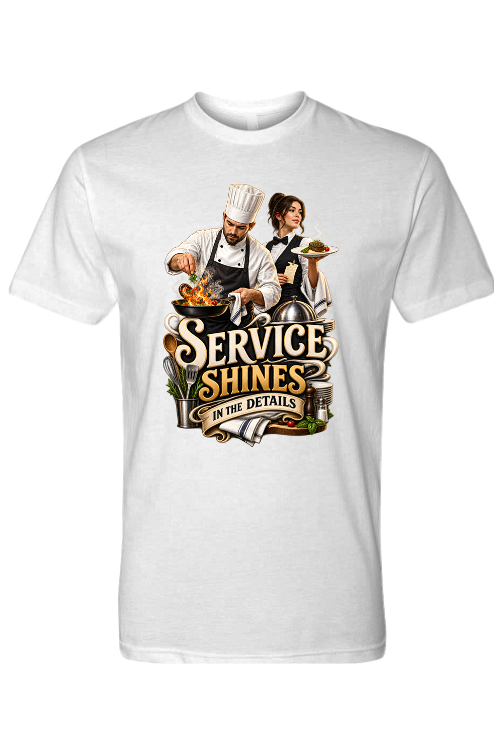 SERVICE SHINES IN THE DETAILS - T-Shirt 