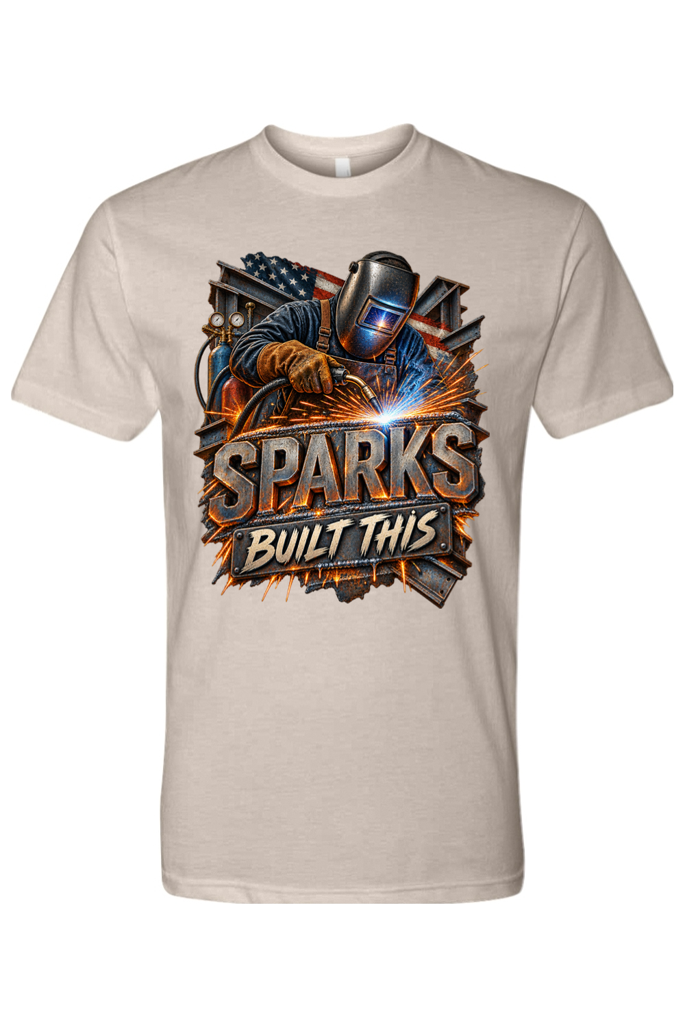 SPARKS BUILT THIS - T-Shirt 9