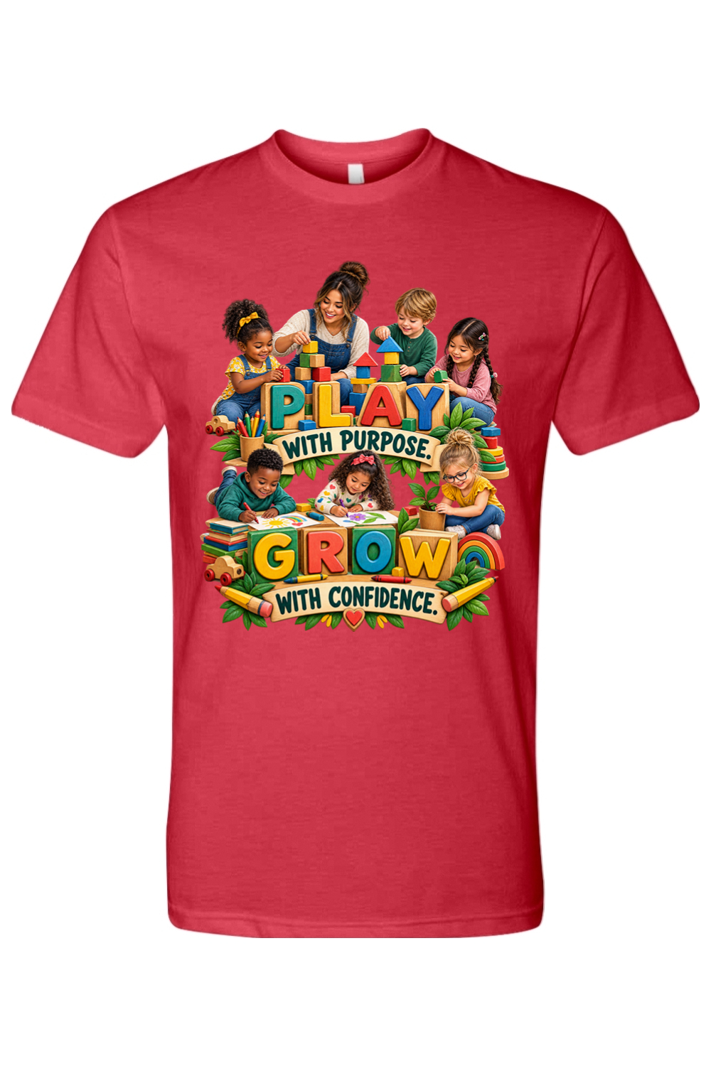 PLAY WITH PURPOSE - GROW WITH CONFIDENCE - T-Shirt 8