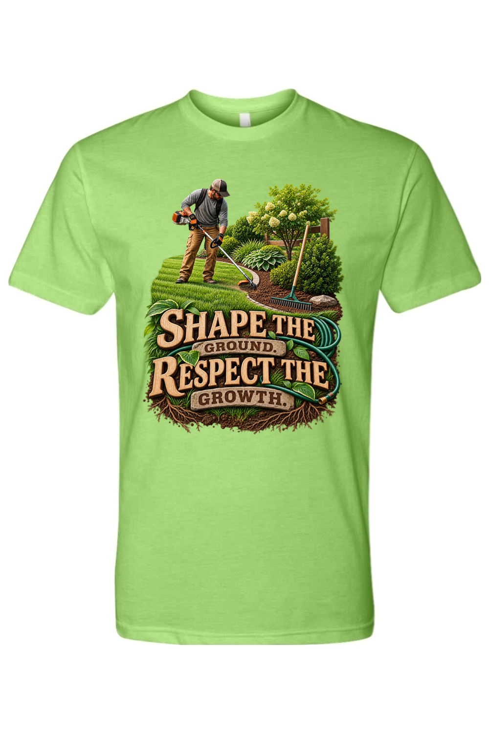 SHAPE THE GROUND - RESPECT THE GROWTH - T-Shirt 2