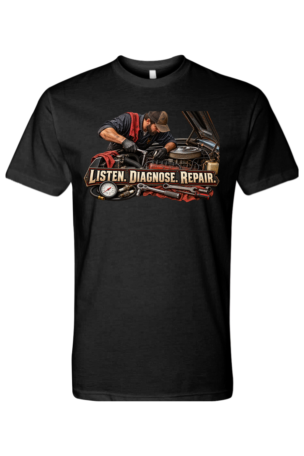 LISTEN. DIAGNOSE. REPAIR. - T-Shirt 2