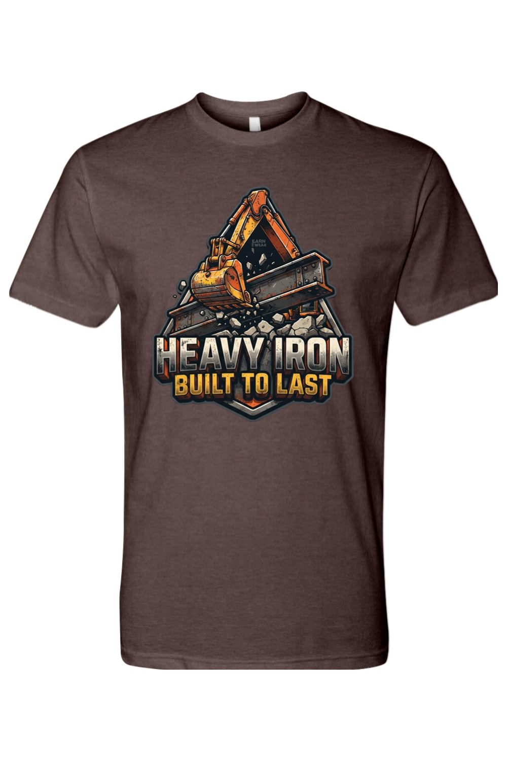 HEAVY IRON BUILT TO LAST - T-SHIRT 5