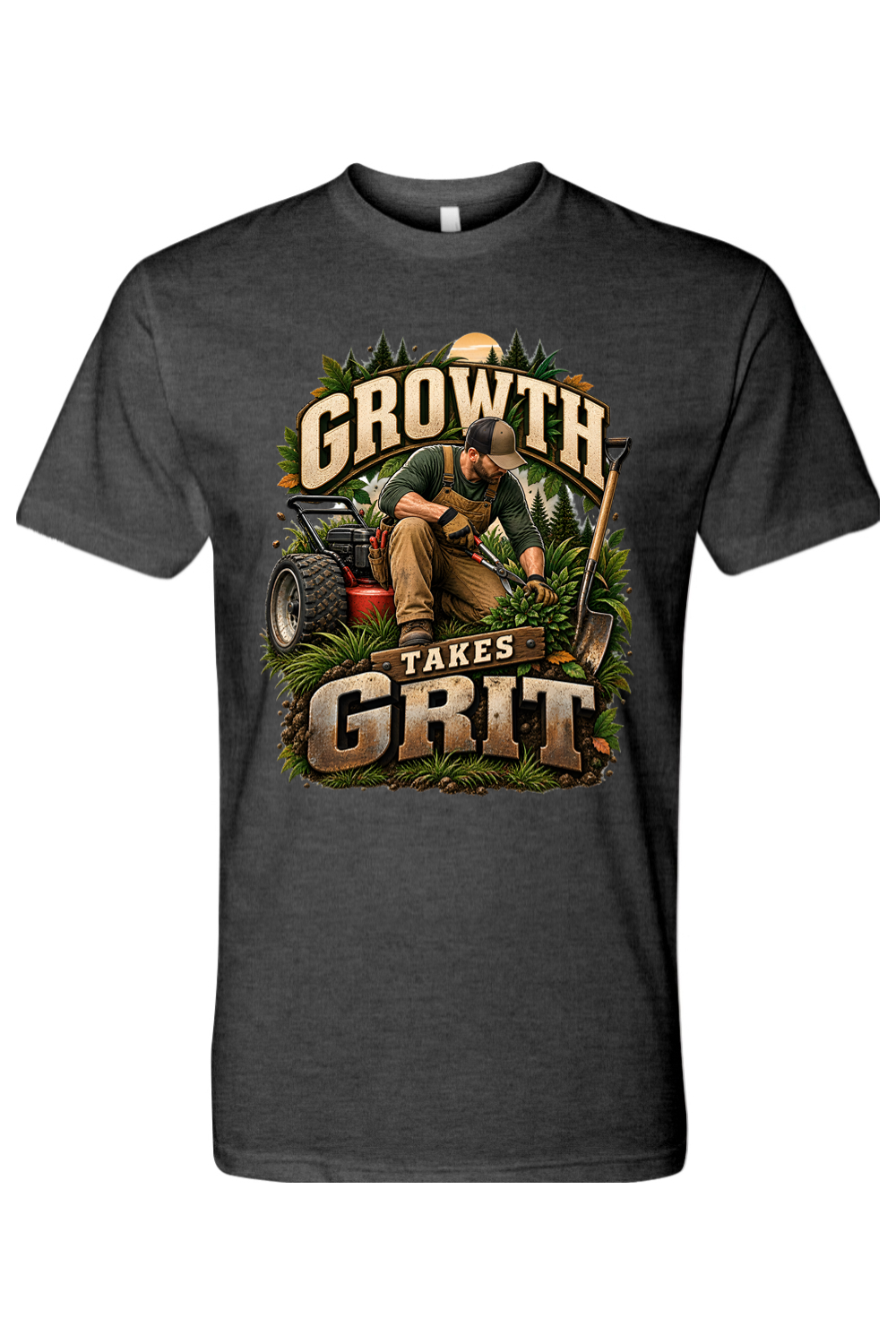 GROWTH TAKES GRIT - T-Shirt 3