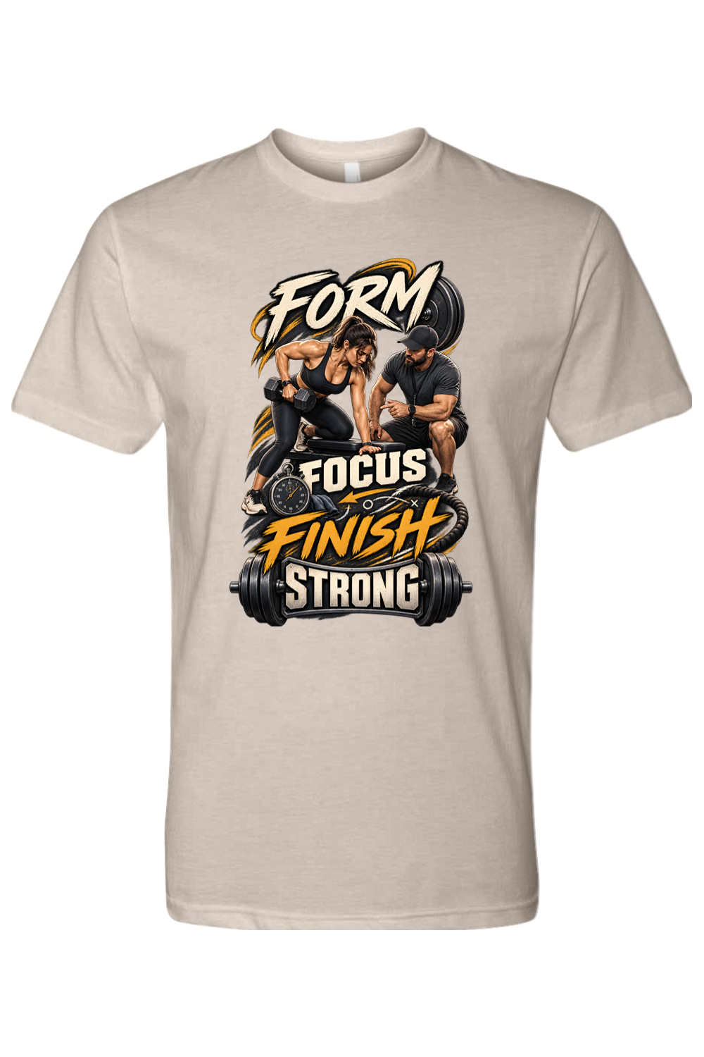 FORM FOCUS FINISH STRONG - T-Shirt  7