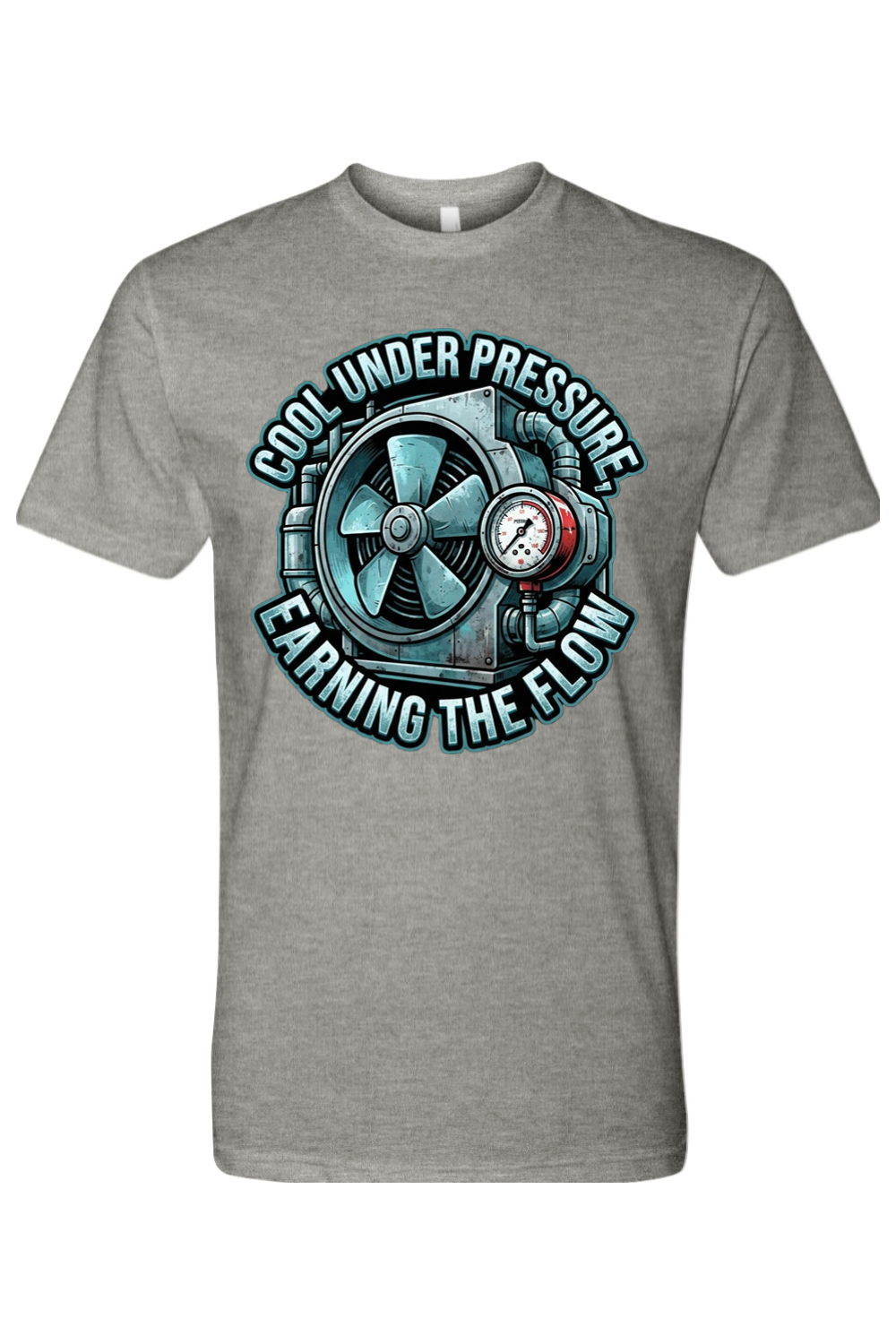 COOL UNDER PRESSURE - EARNING THE FLOW - T-Shirt 3