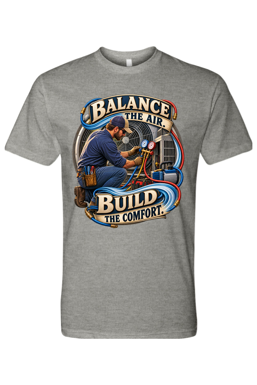 BALANCE THE AIR - BUILD THE COMFORT - T-Shirt 3