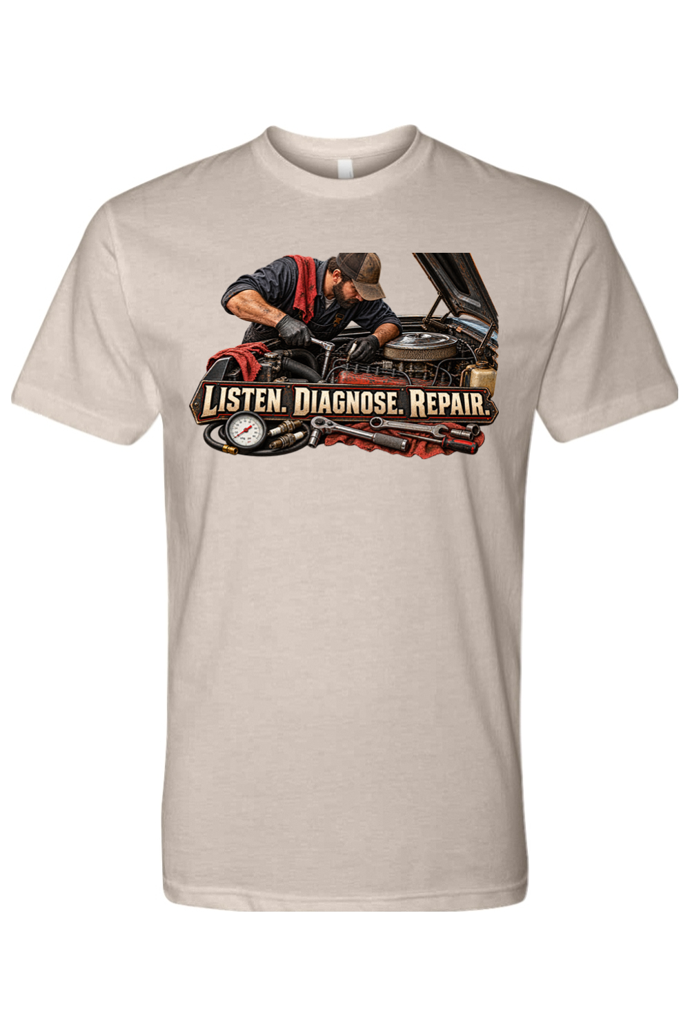 LISTEN. DIAGNOSE. REPAIR. - T-Shirt 4