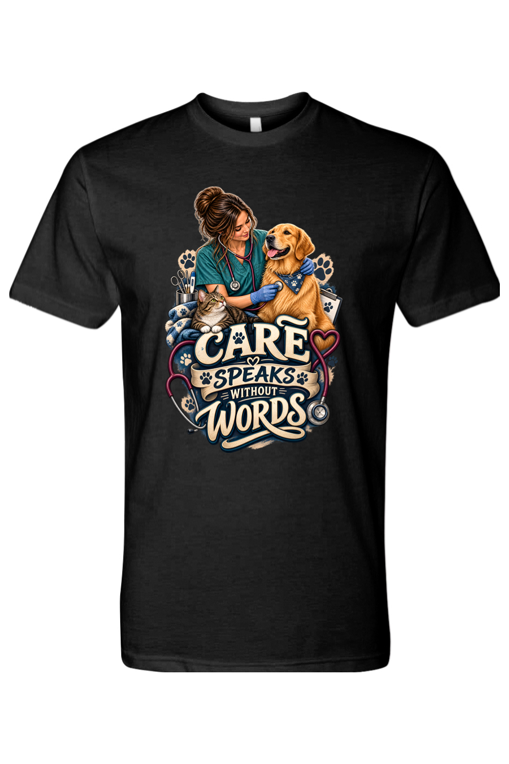 CARE SPEAKS WITHOUT WORDS - T-Shirt 2