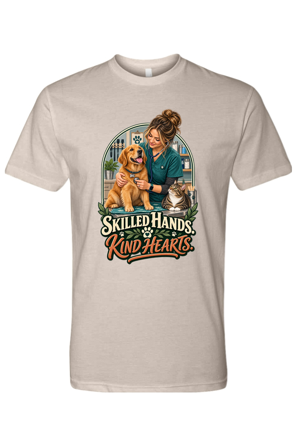 SKILLED HANDS. KIND HEARTS - T-Shirt 5
