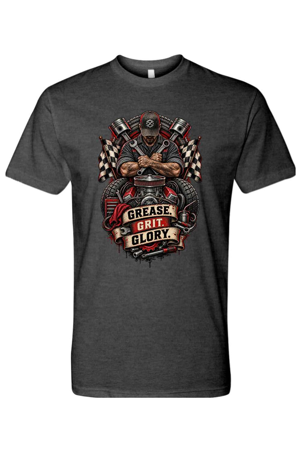 GREASE GRIT GLORT - T-Shirt 3