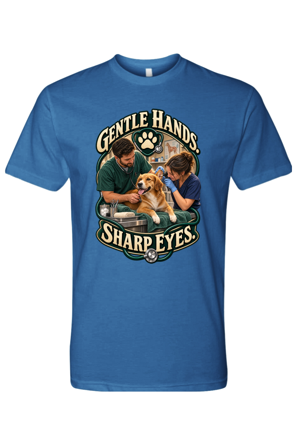 GENTLE HANDS. SHARP EYES - T-Shirt 7