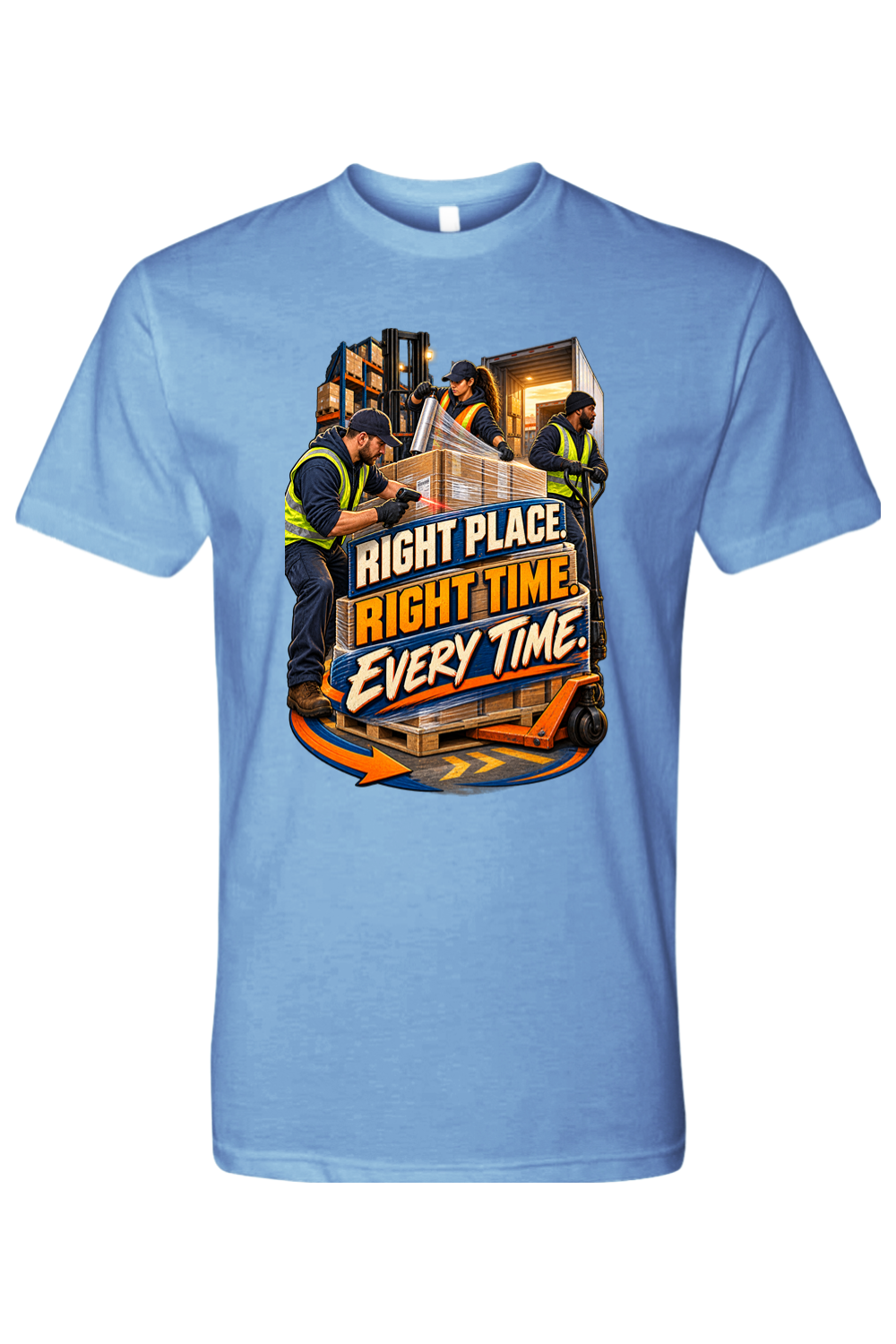 RIGHT PLACE. RIGHT TIME. EVERY TIME - T-Shirt 5