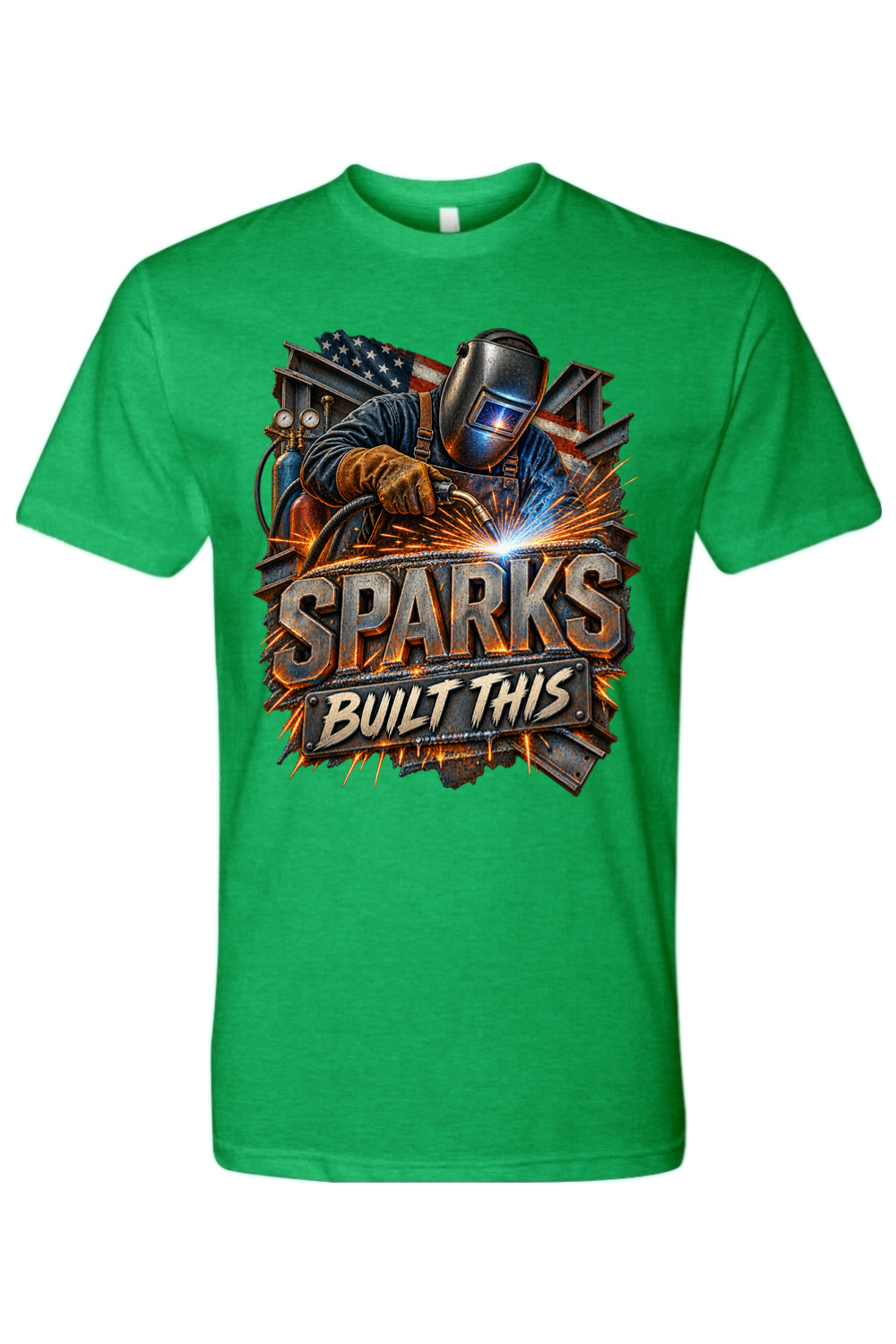 SPARKS BUILT THIS - T-Shirt 6