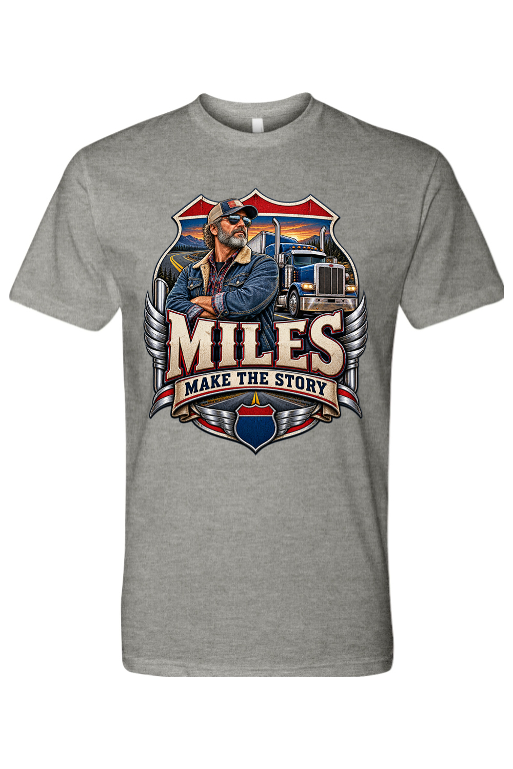 MILES MAKE THE STORY - T-Shirt 4