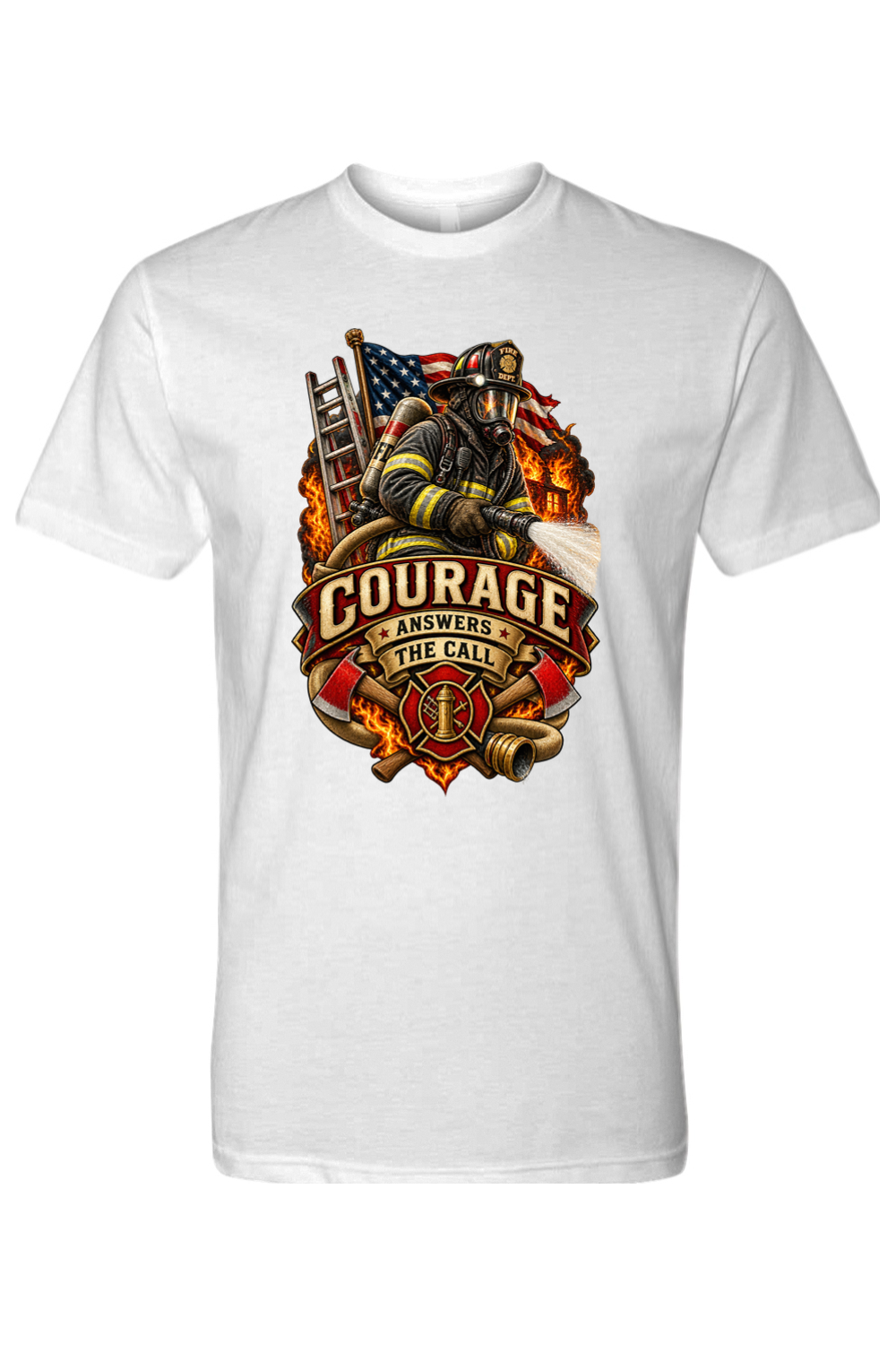 COURAGE ANSWERS THE CALL - T-Shirt