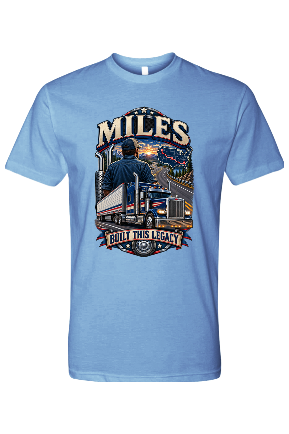 MILES BUILT THIS LEGACY - T-Shirt 5