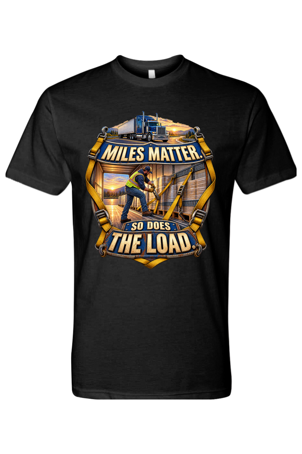 MILES MATTER SO DOES THE LOAD - T-Shirt 2