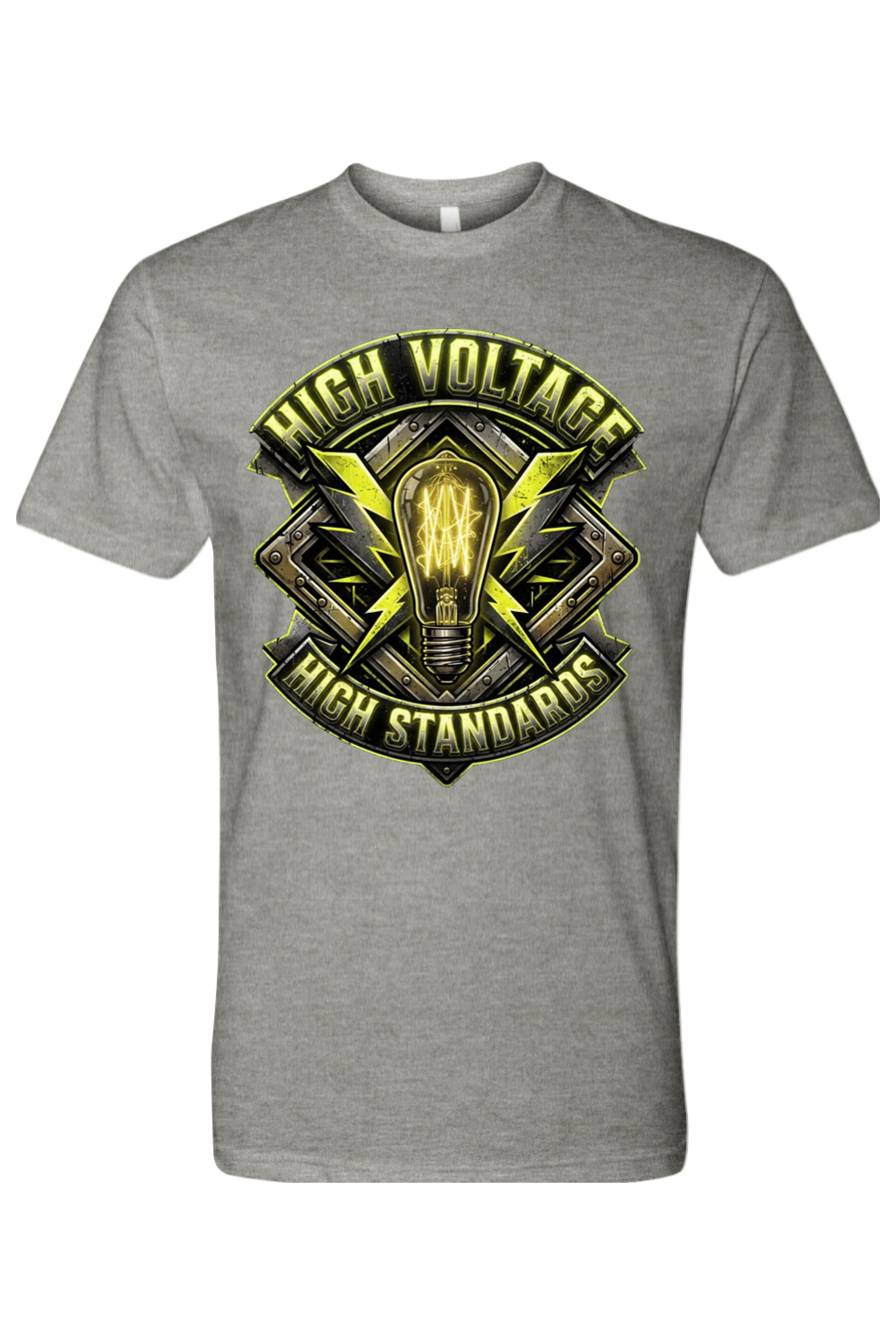 HIGH VOLTAGE - HIGH STANDARDS - T-Shirt 4