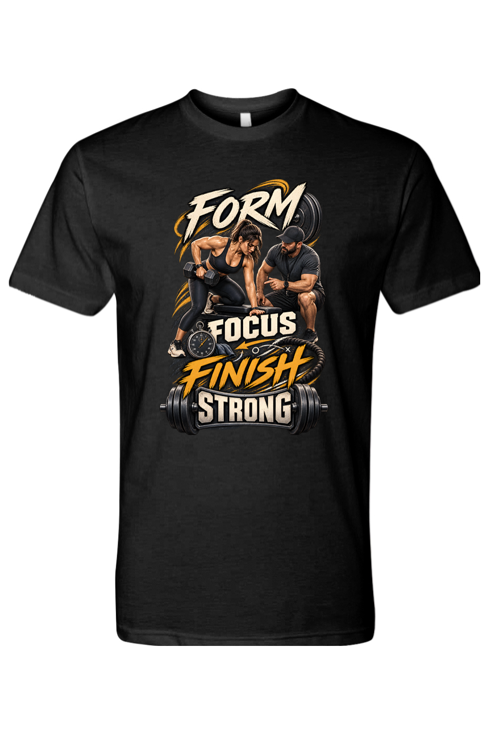 FORM FOCUS FINISH STRONG - T-Shirt  2