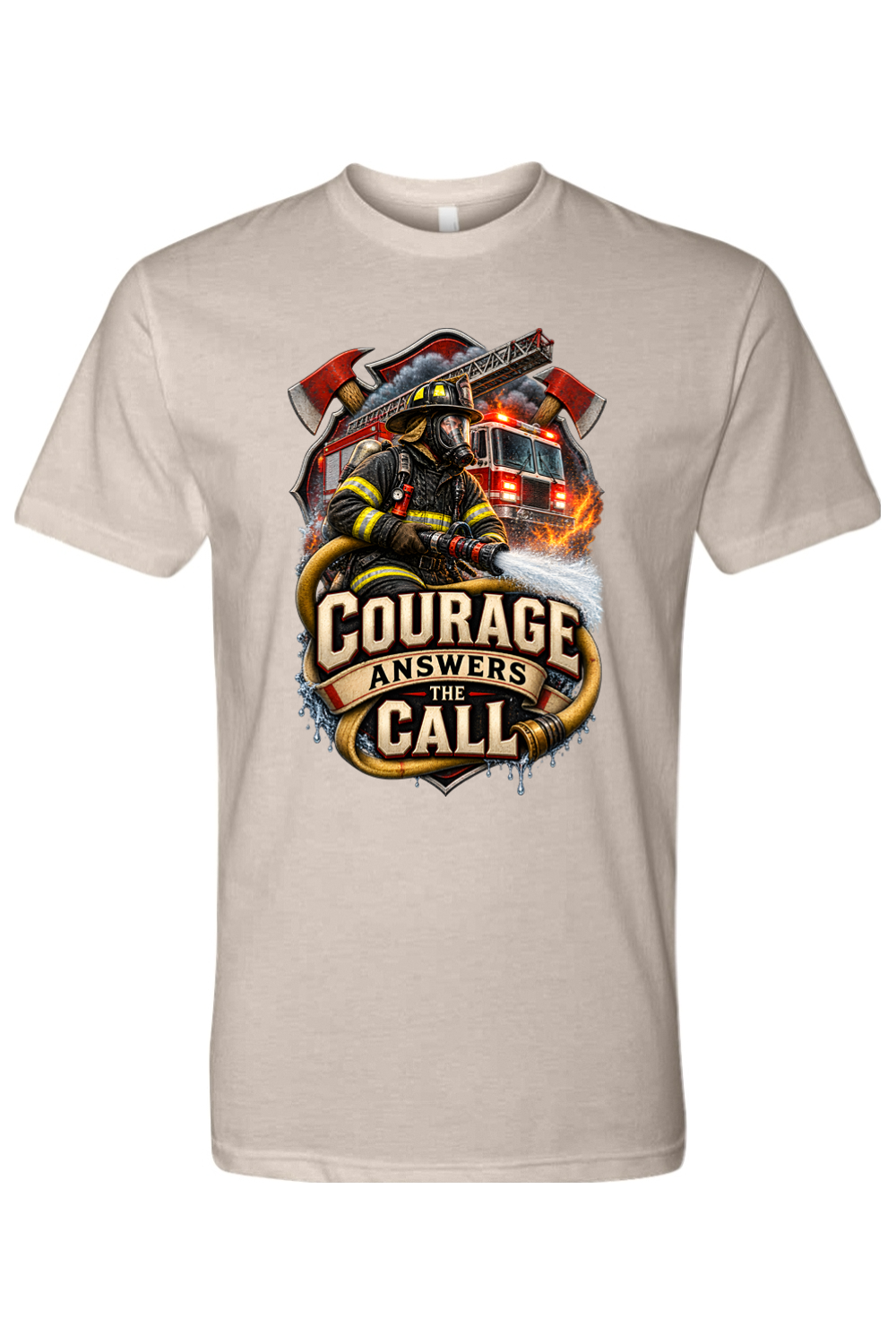COURAGE ANSWERS THE CALL - T-Shirt  7