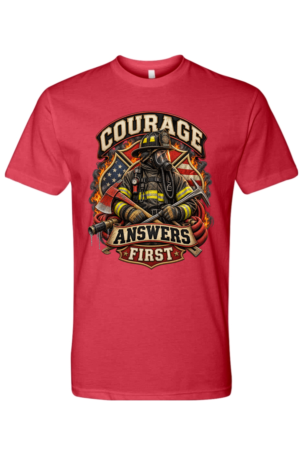 COURAGE ANSWERS FIRST - T-Shirt 7