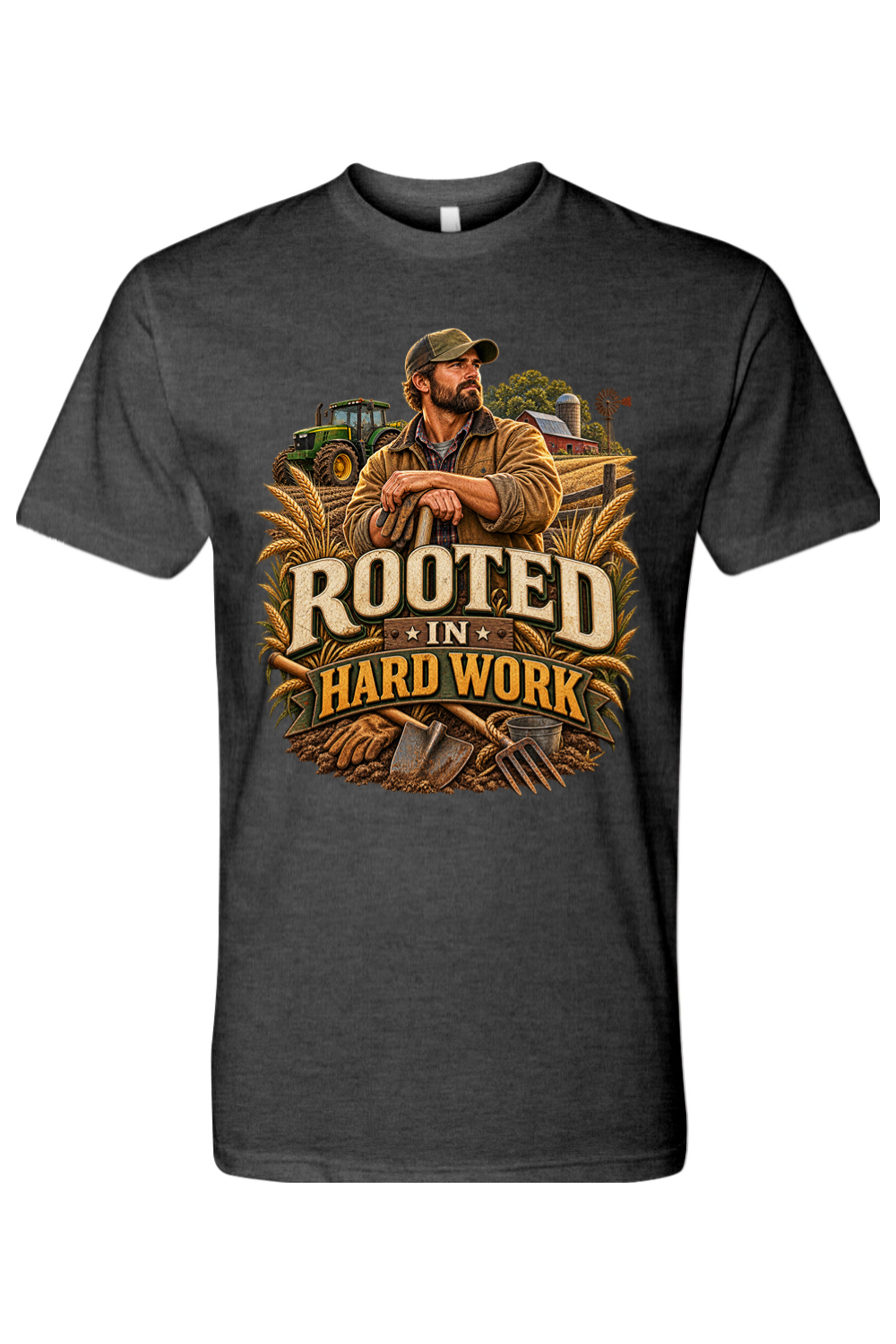 ROOTED IN HARD WORK - T-Shirt 3