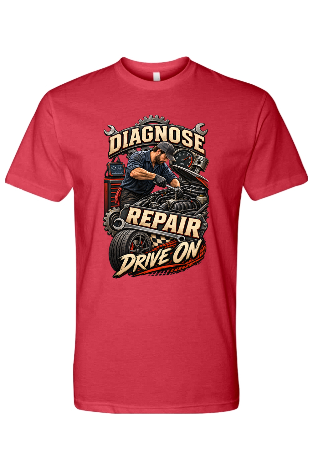 DIAGNOSE REPAIR - DRIVE ON - T-Shirt 5