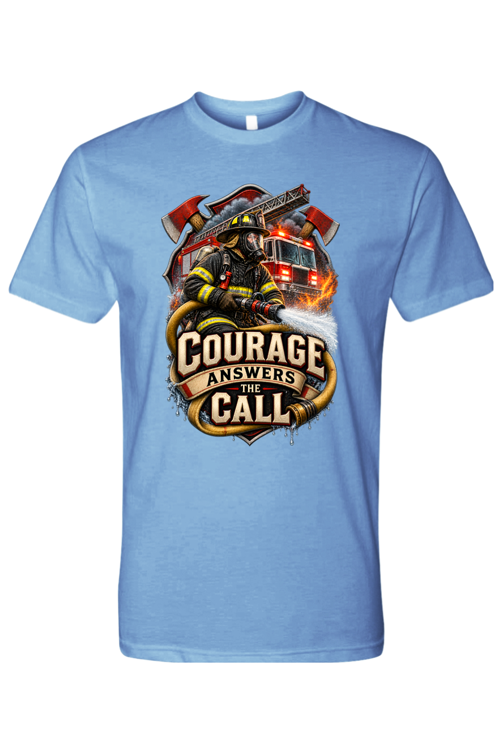 COURAGE ANSWERS THE CALL - T-Shirt  5