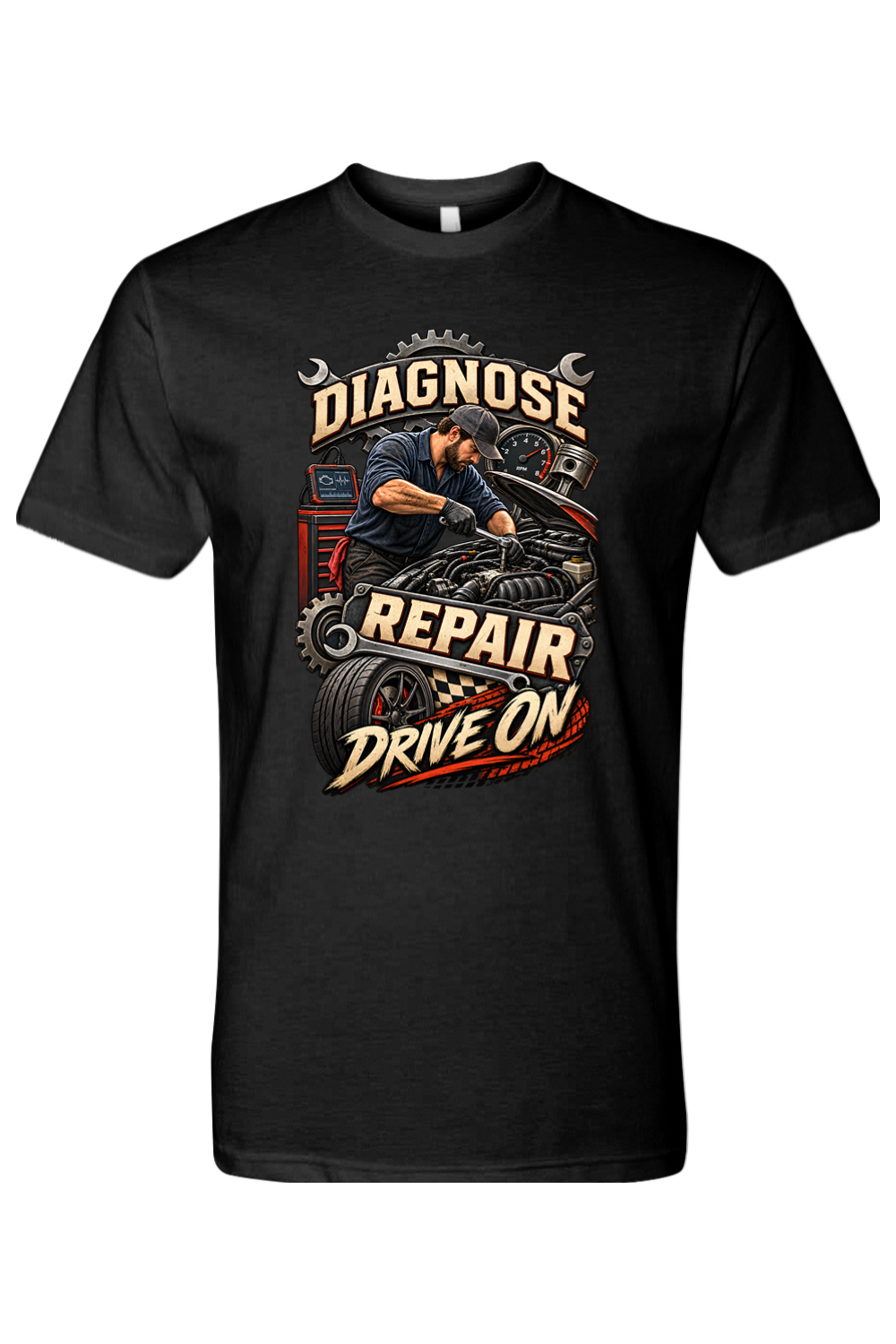 DIAGNOSE REPAIR - DRIVE ON - T-Shirt 2