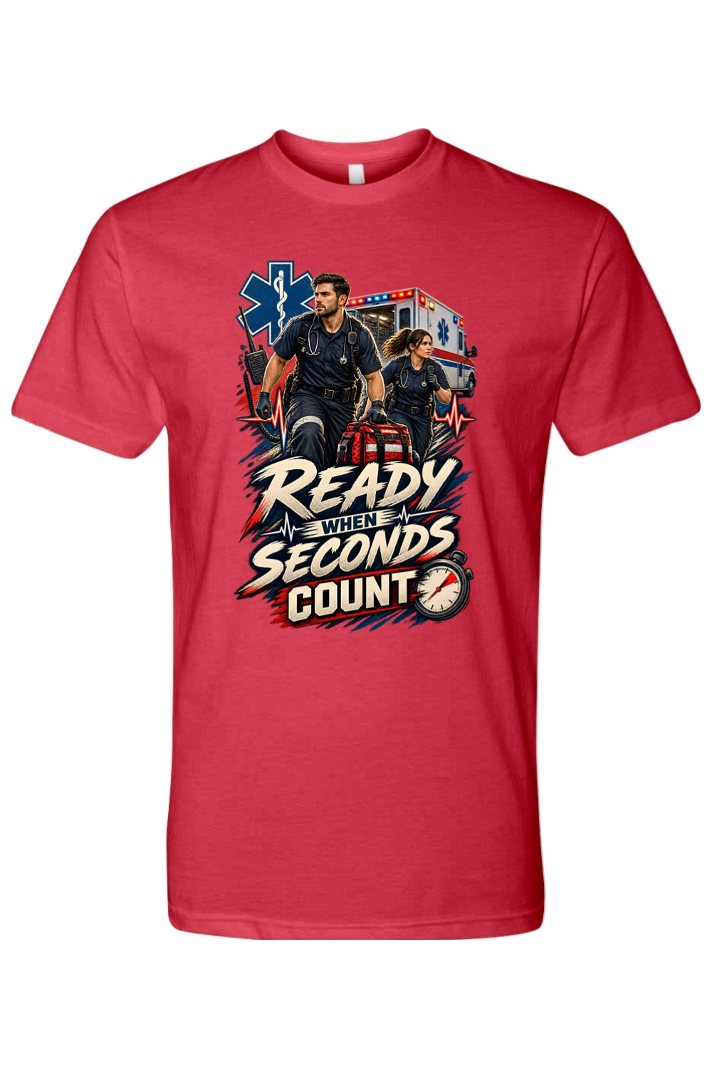 READY WHEN SECONDS COUNT - T-Shirt 5