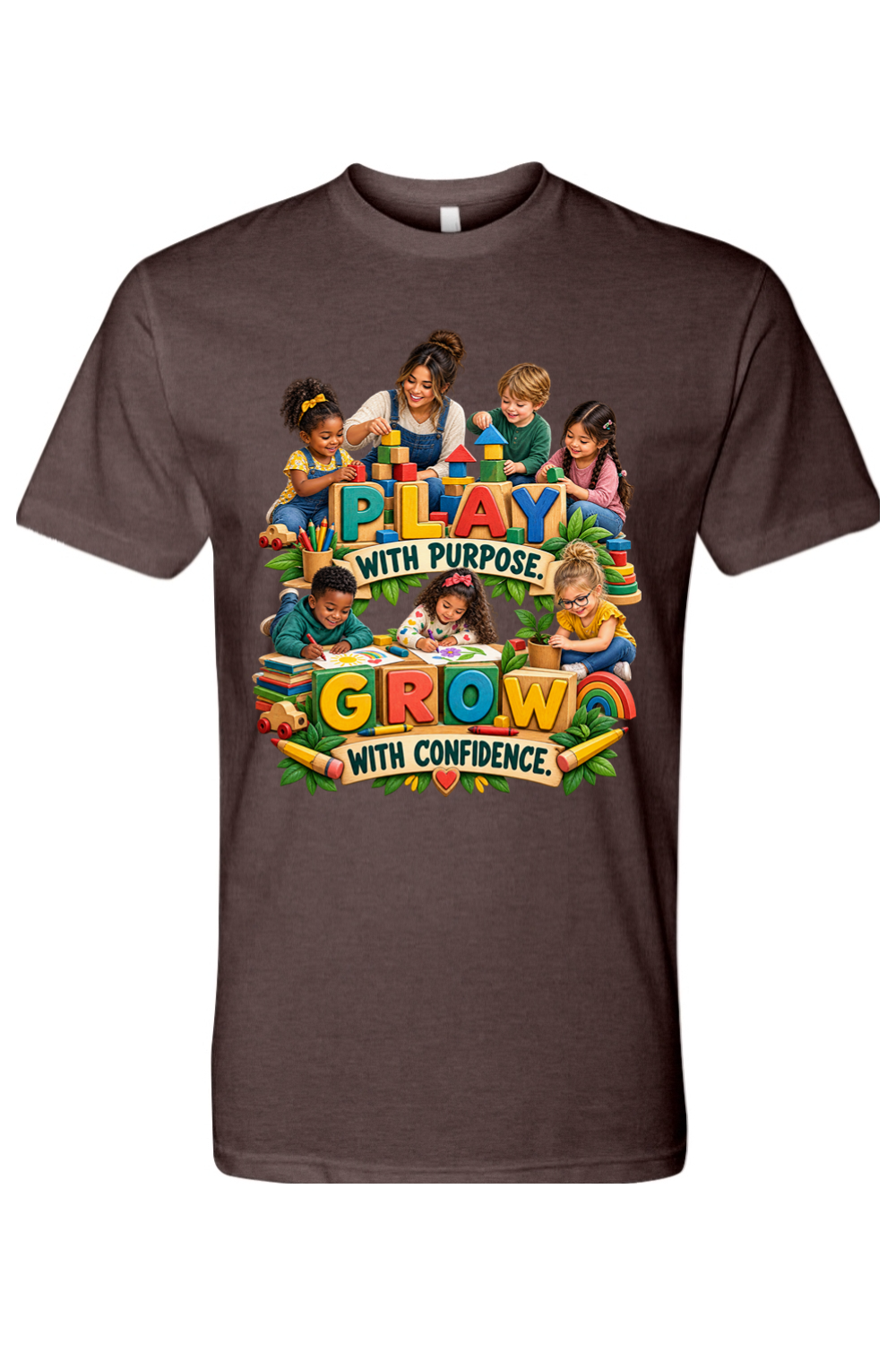 PLAY WITH PURPOSE - GROW WITH CONFIDENCE - T-Shirt 6