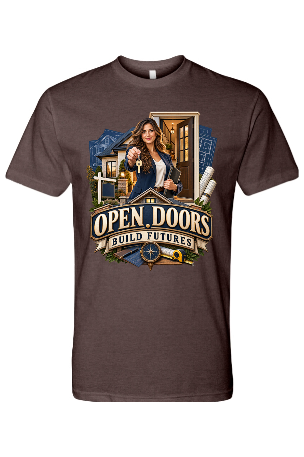 OPEN DOORS  - BUILD FUTURES - T-Shirt 5