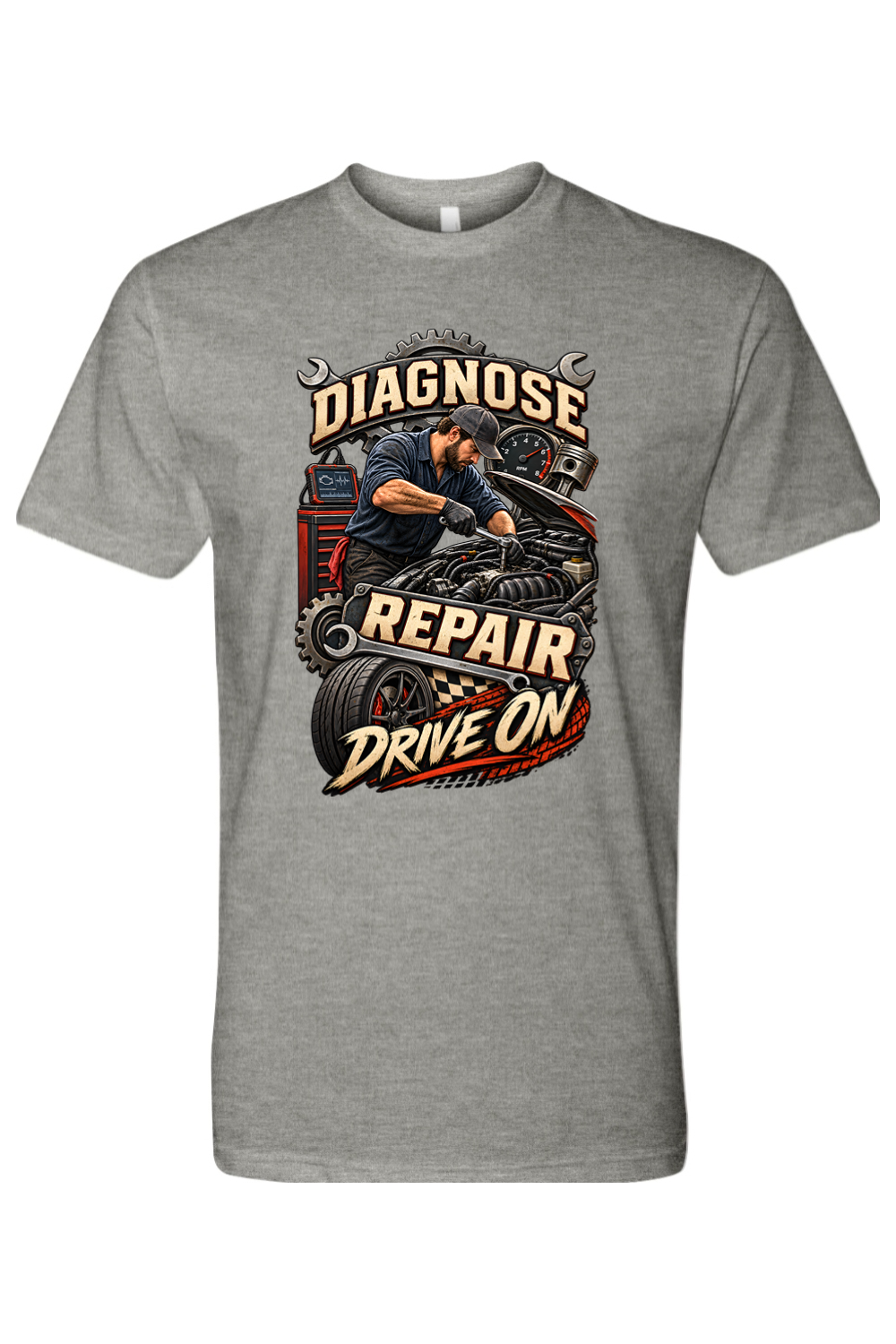DIAGNOSE REPAIR - DRIVE ON - T-Shirt 3