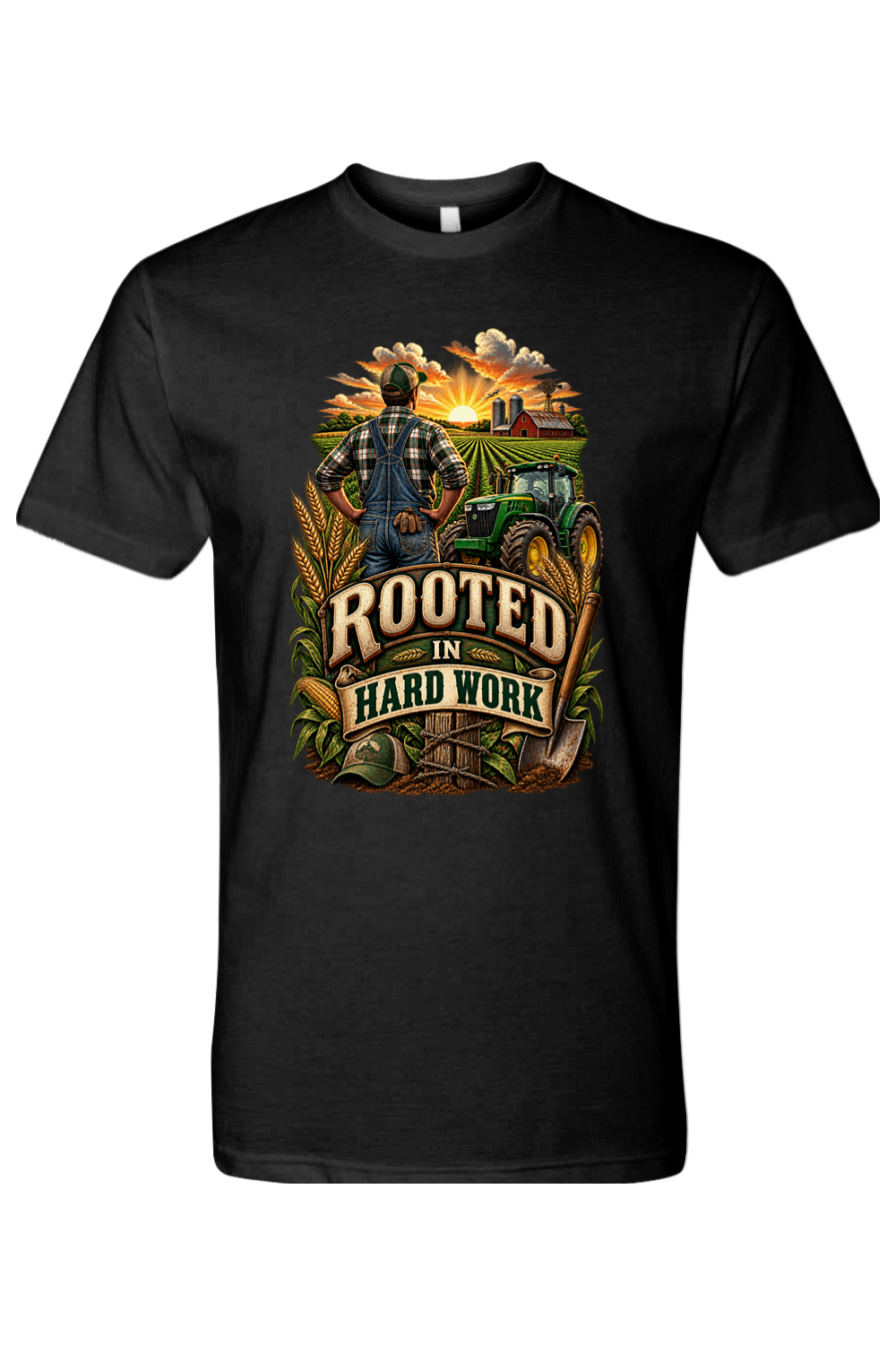 ROOTED IN HARD WORK - T-Shirt 2