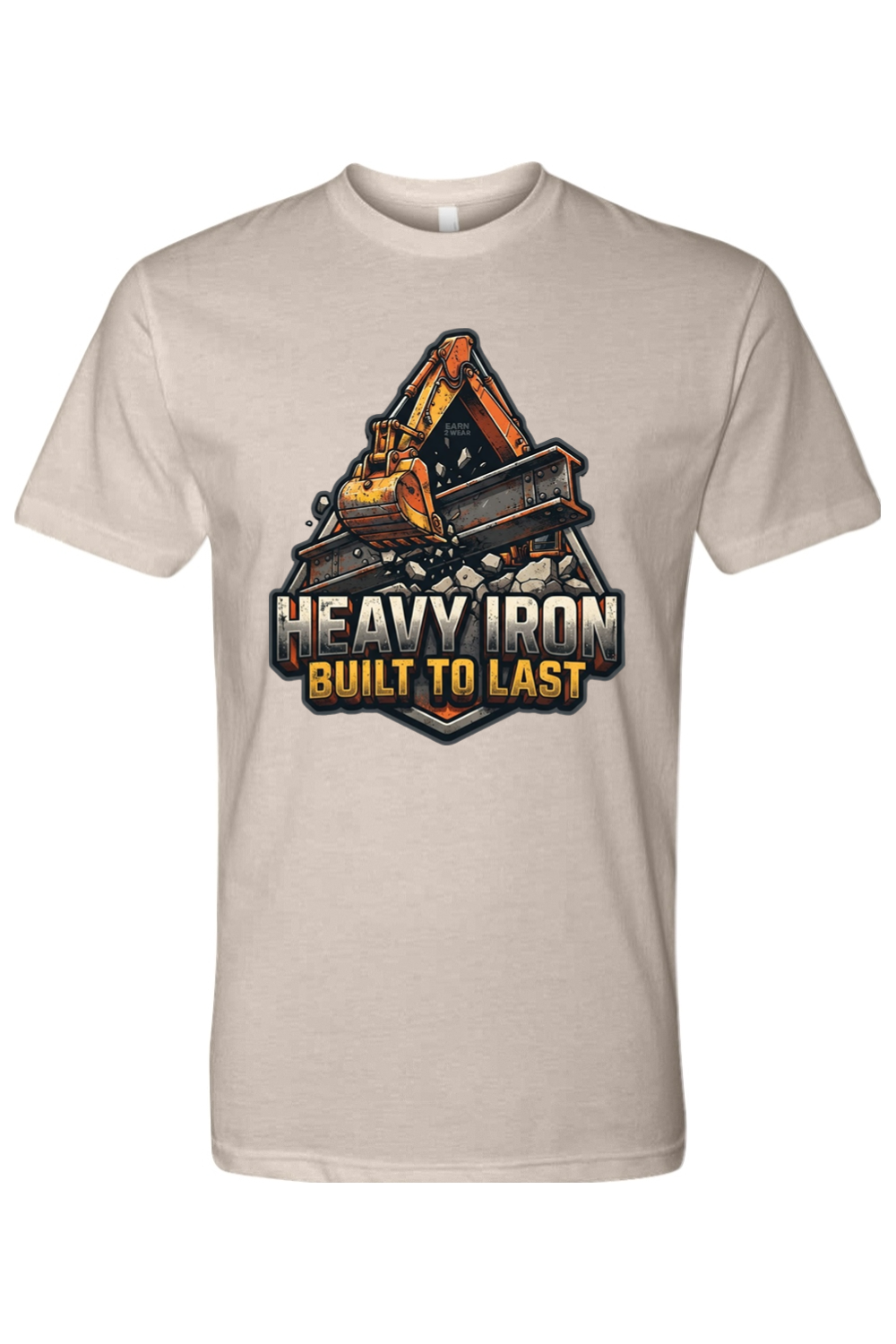 HEAVY IRON BUILT TO LAST - T-SHIRT 8