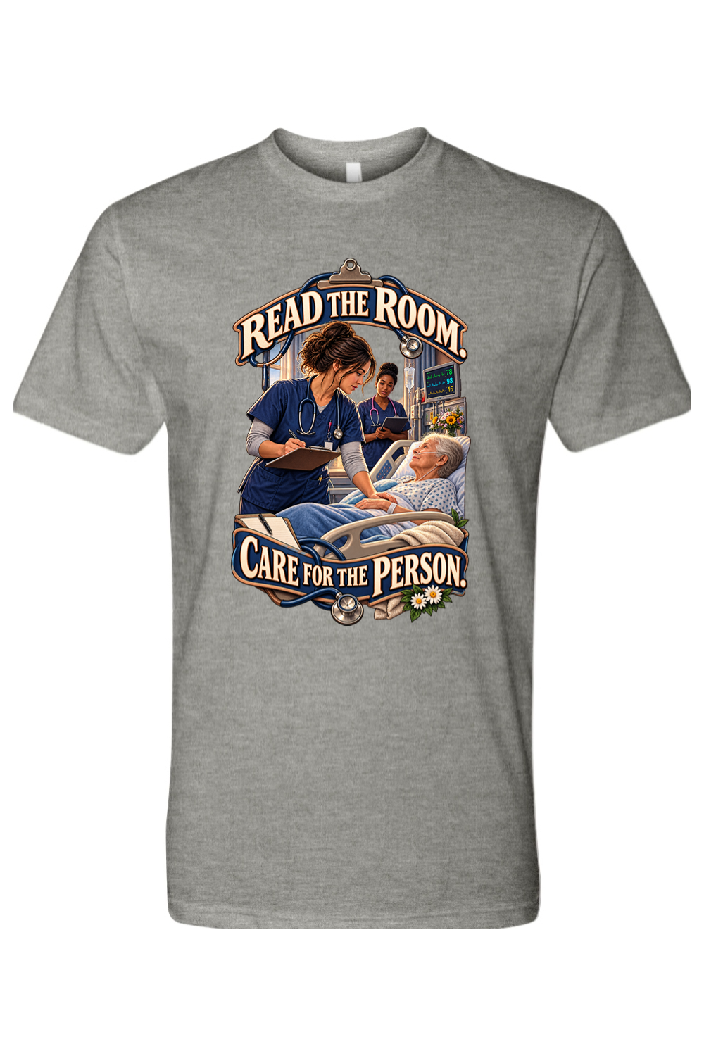 READ THE ROOM. CARE FOR THE PERSON - T-Shirt 3