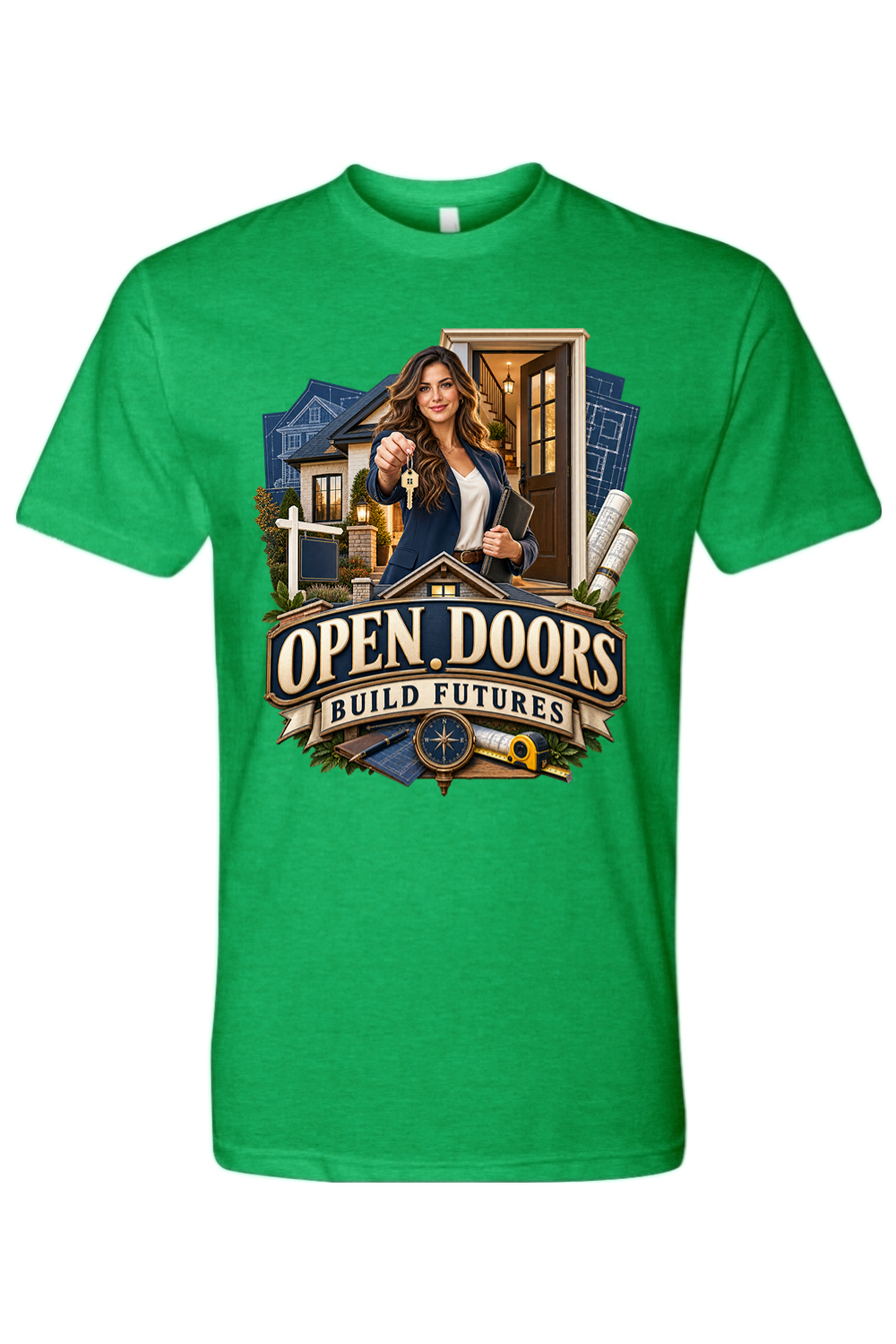 OPEN DOORS  - BUILD FUTURES - T-Shirt 6
