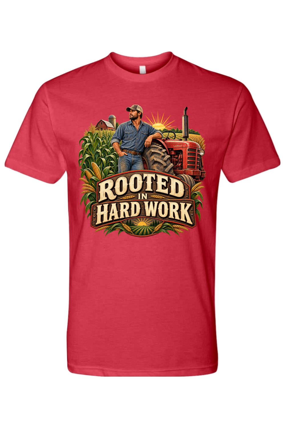 ROOTED IN HARD WORK - T-Shirt 6