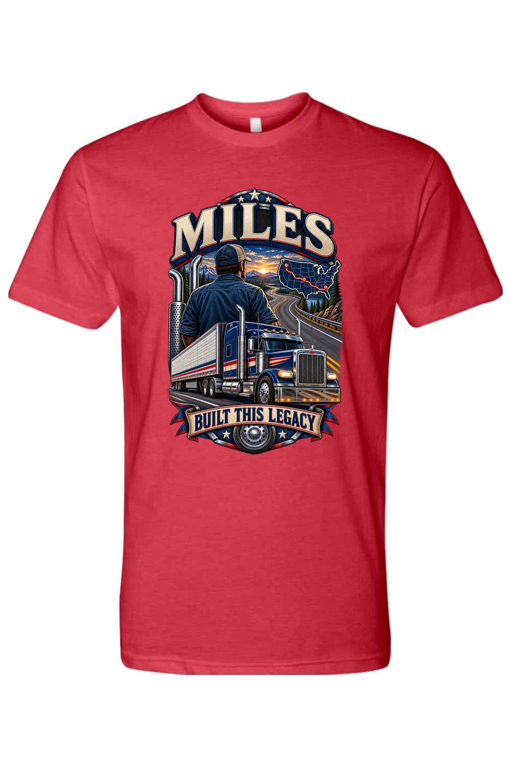 MILES BUILT THIS LEGACY - T-Shirt 6