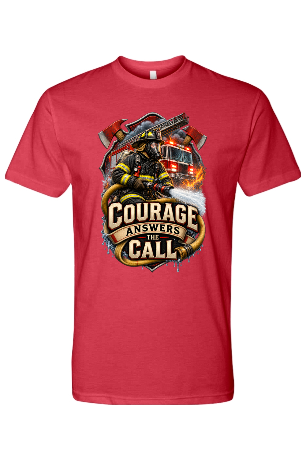 COURAGE ANSWERS THE CALL - T-Shirt  6