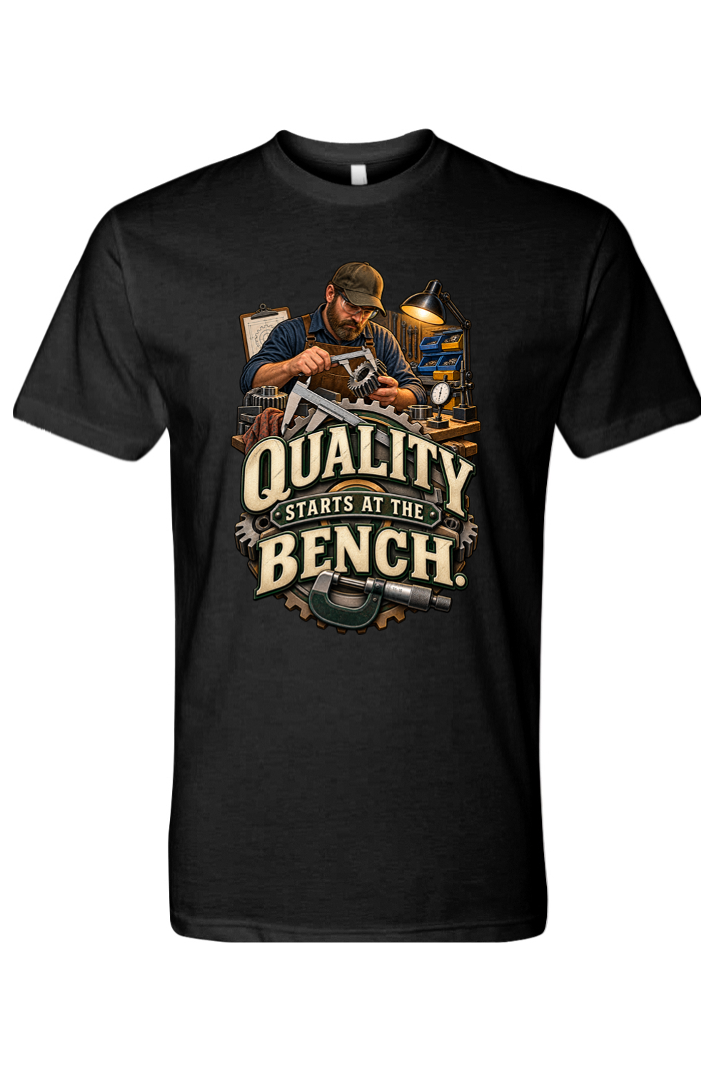 QUALITY STARTS AT THE BENCH - T-Shirt 2